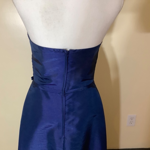 Strapless Satin Jordan bridesmaid dress with Shawl